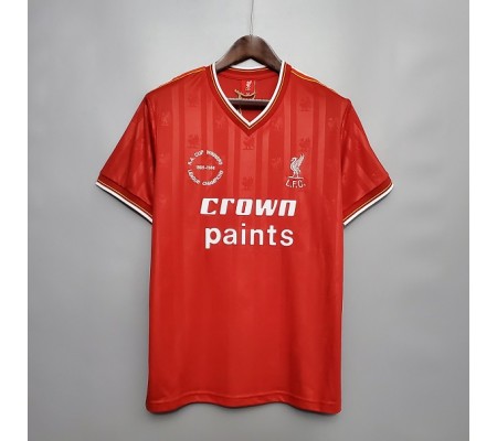 Liverpool 85/86 Home Red Soccer Jersey